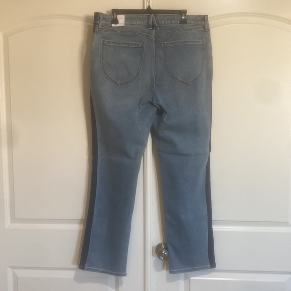 Lane Bryant Signature Fit Body Icon Straight Jean Two-Tone - Picture 6 of 7